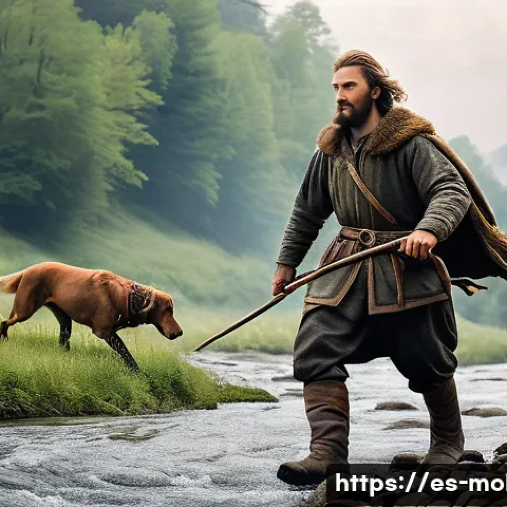 몰도바 왕국 역사 - The Legend of Dragoș and the Aurochs**
A 14th-century Moldavian nobleman, Dragoș, is depicted mid-h...