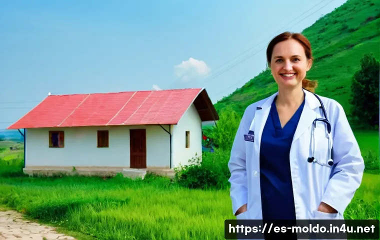 몰도바에서 건강 관리 - **Prompt 1: Rural Doctor's Dedication in Moldova**
A compassionate female doctor, in her late 30...